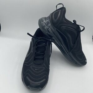 Nike Airmax 720 Youth Size 6.5 Black On Black Sneakers Athletic Shoes